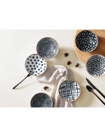 Porland Fractal 6lı Çok Amaçlı Kase Takımı 12cm