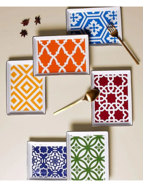 Porland Morocco 6lı Pasta Takımı 18x13cm