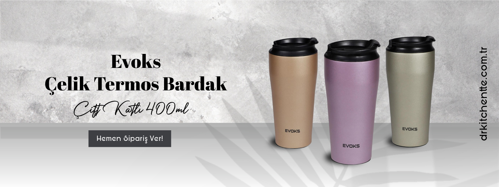  Evoks  Çelik Termos Bardak 