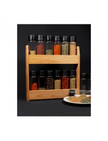 Chef Taste Cansas 12 Li Baharatlık Takımı Ahşab Standlı 12 Li Baharatlık Takımı