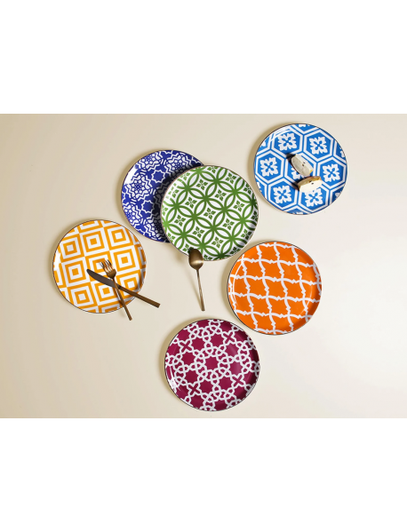 Porland Morocco 6 Kişilik Pasta Takımı 20cm